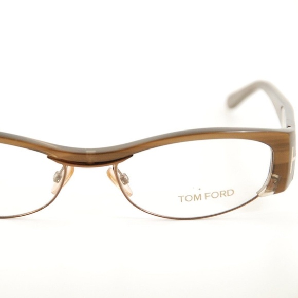 Tom Ford Optical Frame Khaki/Brass NWT - Picture 2 of 8